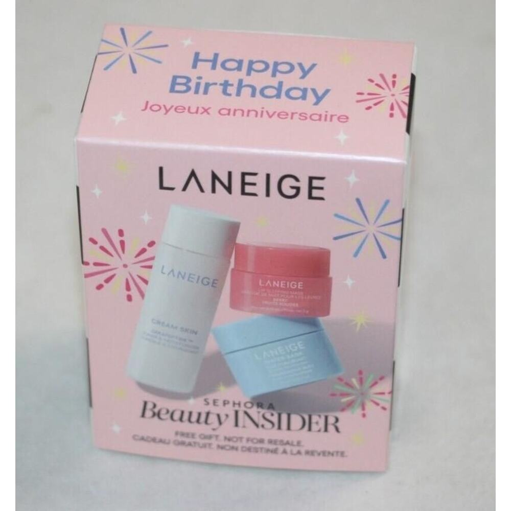 LANEIGE 3PC - Water Bank Lip Sleeping Mask Cream Skin NEW - Picture 1 of 7
